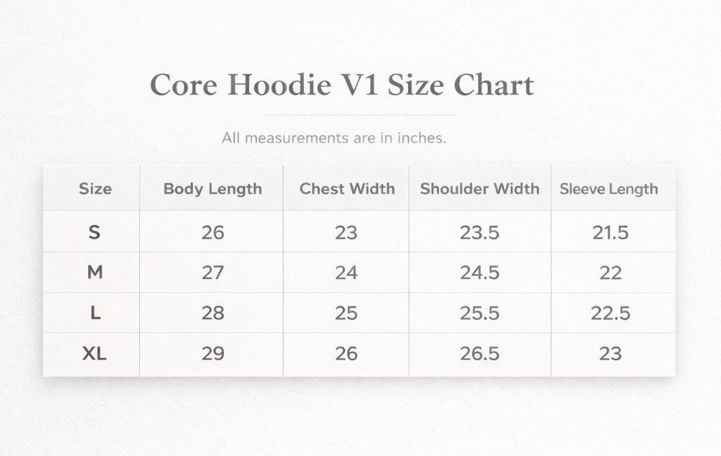 Core Hoodie V1